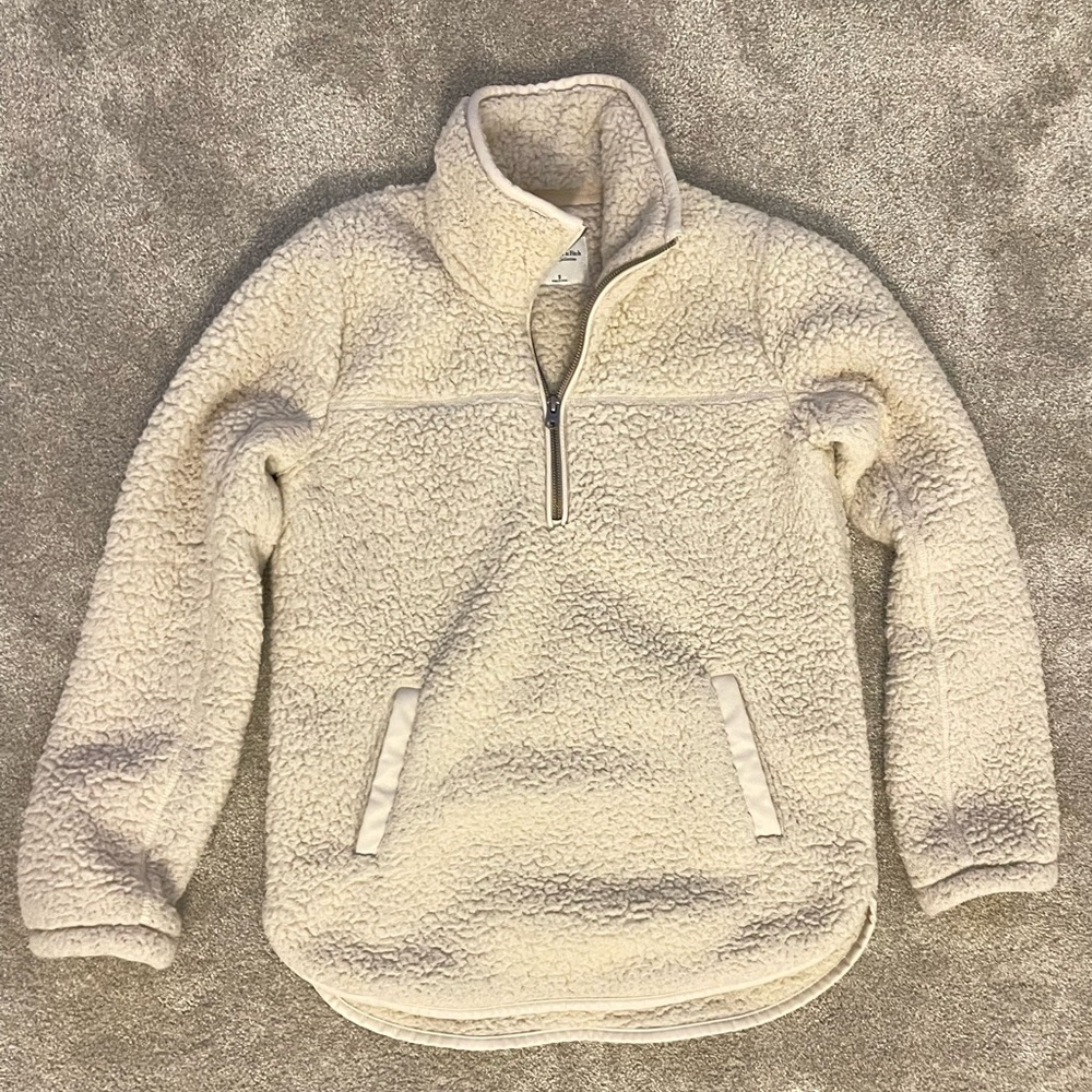 Abercrombie & Fitch Sherpa Quarterzip